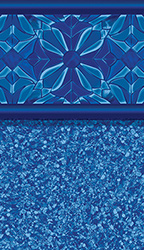 Hazlet - Blue Beach Pebble Print<br>
Available in: 28 Mil Wall / 20 & 28 Mil Floor